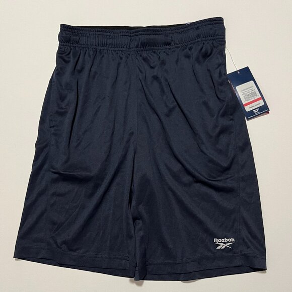 Reebok Athletic Shorts *NWT Running Workout Elastic Waist Blue Men's size Small - Picture 1 of 7